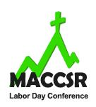 MACCSR Labor Day Retreat Logo